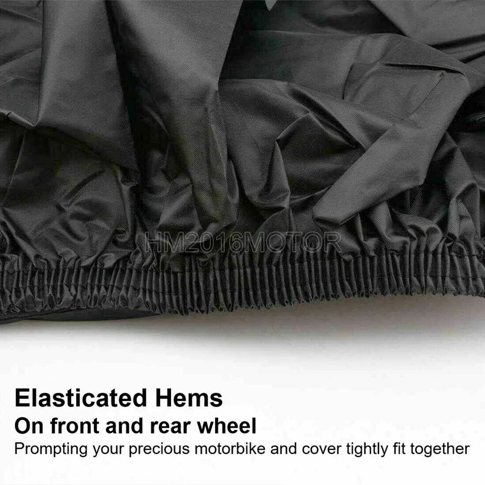 Cubierta XXL de motocicleta para Harley Davidson Dyna Softail Iron XL 883 Foto 3 de 4
