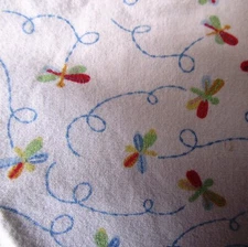 TIDDLIWINKS DRAGONFLIES PATTERN FITTED CRIB/YOUTH BED SHEET
