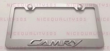 3d Camry Stainless Steel Finished License Plate Frame Rust Free