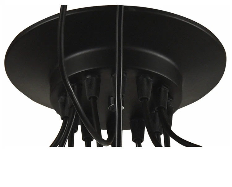 Lámpara de techo colgante Industria Edison Fixtures 6/8/10/12 cabezales  Foto 4 de 4