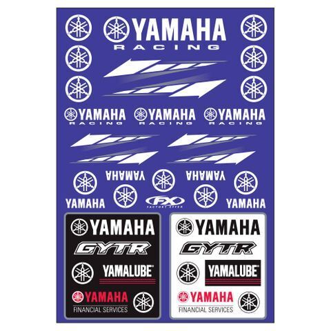 Factory FX OEM Sticker Sheet Yamaha Racing (22-68232) | eBay