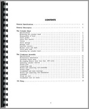 Service Manual International Harvester D193 4 Cyl Diesel Engine