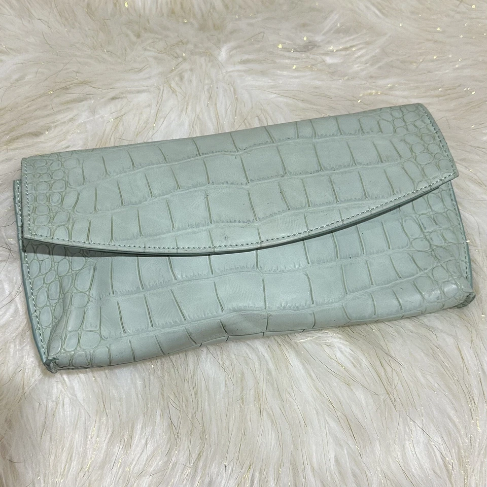 Бумажник To Go матовый аллигатор банан Республика - Изображение 3 из 4