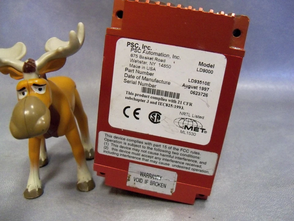 PSC LazerData 9000E Barcode Scanner Decoder Bar Code System LD93510E LD9000 - Image 4 of 4