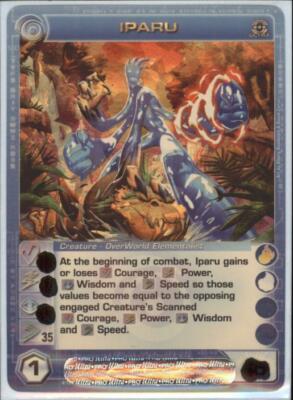 (CSS-004-4S-35) Iparu (Speed 35) (UR) Chaotic Premium Pack Foil Card