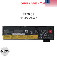 61 NEW Genuine 24Wh 01AV424 Battery For Lenovo ThinkPad T470 T480 T570 T580 A475