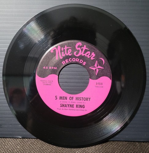 Shayne King - Fifth Rose 7 INCH SINGLE **EXTREMELY RARE** - Picture 2 of 2
