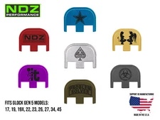 NDZ Slide Cover Backplate for Glock 17 19 23 45 Gen 5 Aluminum - Popular Images