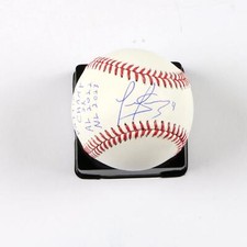 Luis Arraez Signed Baseball - Inscribed 