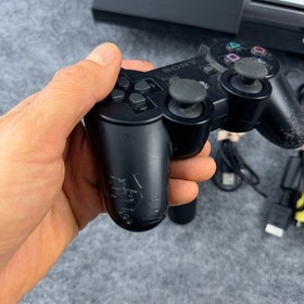 Sony PlayStation 3 PS3 Fat 80GB Console CECHK01 Black 2 Controllers Bundle Cords