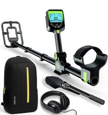 Metal Detector for Adults Waterproof - 2000mAh Chargeable Professional Cordless