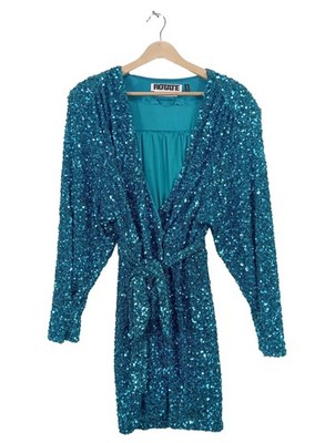 ROTATE BIRGER CHRISTENSEN Abendkleid Damen Kleid Gr. DE 36 blau Elegant