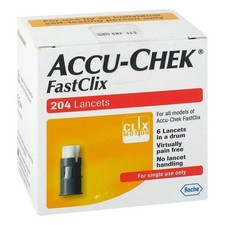FastClix Accu Chek Lanzetten 200 + 4 * neue Packung * langes Verfallsdatum