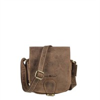Greenburry UmhäNgetasche Leder Braun Schultertasche Tasche Vintage Ledertasche