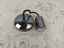 Knightsbridge 6 Inch E27 Contemporary Pendant Set in Black Nickel