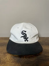 Vintage Chicago White Sox 90s Twins Enterprise SnapBack MLB Baseball Hat Cap (H3