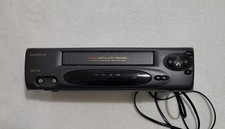 BrokSonic VHSA-6741CTTC 4-Head VHS VCR Player/Recorder NO REMOTE/TESTED