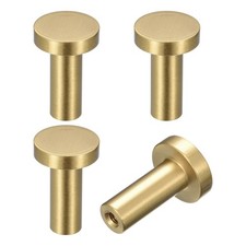 4Pcs Decorative Wall Hooks Solid Brass Entryway Coat Hooks 20mm x 31mm