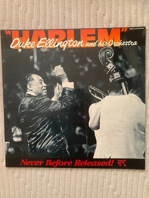 DUKE ELLINGTON HARLEM NEVER BEFORE RELEASED, VINYL LP, PABLO 2308245, EX