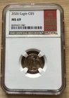 2026 $5 Gold 1/10 OZ American Eagle - NGC MS69 (Official Red Book Label)