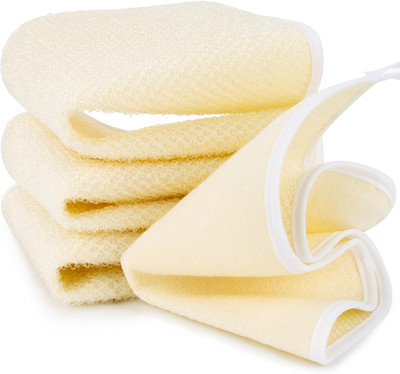 Exfoliating Cloth - 4 Pack Exfoliating Washcloths for Body and Face Clean 8 × 10