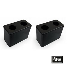 Rubber Buffer 125 x 65 x 90mm (x2) Truck Trailer Horsebox HGV Bumper Boat Stop