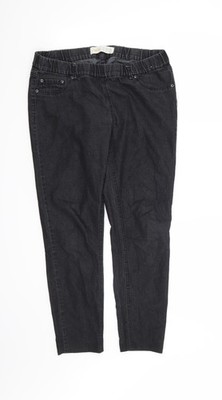 Denim CO Damen schwarze Jegging Jeans Größe 12 L26 in