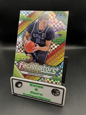 2024-25 Bowman University Chrome Facilitators Cooper Flagg #F-10 X-Fractor (RC)