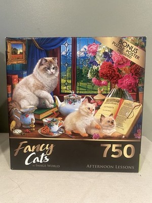 Afternoon Lessons Fancy Cats Puzzle