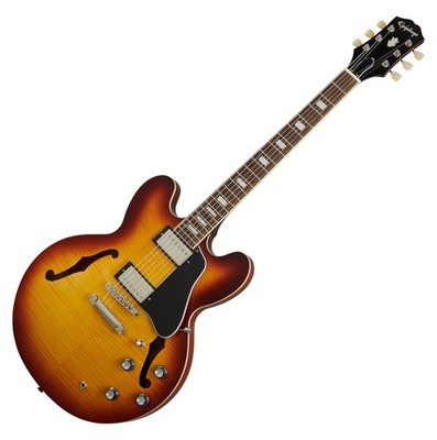 B-WARE Epiphone ES-335 Figured Raspberry Tea Burst E-Gitarre AAA Flamed Maple