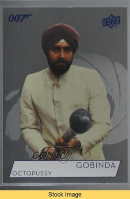 2019 Upper Deck James Bond Collection Silver Foil Kabir Bedi as Gobinda READ 5x5
