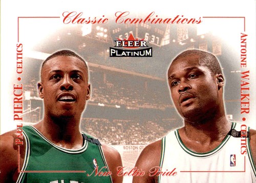 Antoine Walker / Paul Pierce #12 2001 Fleer Platinum Classic Combinations card