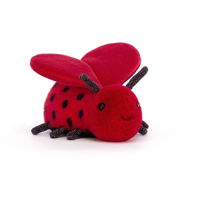LOULOU LOVE BUG New BNWT RETIRED Soft Plush Toy Super Soft Ladybug Red