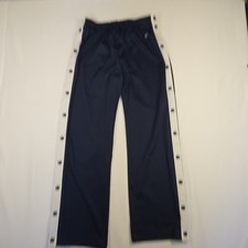 Vintage Nike Tearaway Pants Unisex M Blue Snap On Joggers