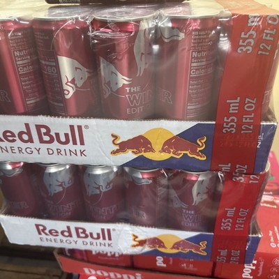 Red Bull: PEAR CINNAMON Winter Edition Energy Drink, 12oz 355mL, RARE (1 can)