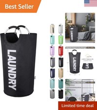 Lightweight 95L Laundry Hamper - Moisture Resistant and Space-Saving Design