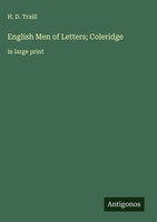 H. D. Traill | English Men Of Letters; Coleridge | Buch | Englisch (2025)