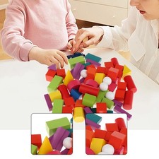 60 Pieces Wood Geometric Solids Geometric Blocks Kid Geometry Teaching Math