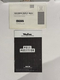 Vintage GCE Vectrex POLE POSITION Arcade Game Complete Box, Manual, Overlay 1983