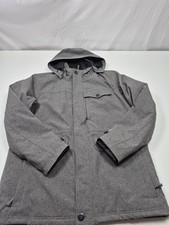 LL BEAN 3 In 1 Jacket Parka Discontinued # 284417 Gray Zip Out Liner Sz L Tall