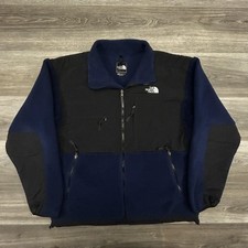 The North Face Denali Jacket Mens XL Navy Blue Fleece Full Zip Gorp Hiking 90s