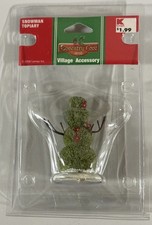Coventry Cove Snowman Topiary Christmas Village Accessory Decoration RARE