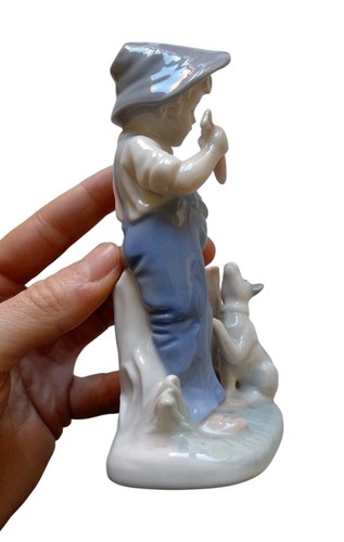 *HH* Statuine Porcellana Statua Bambini Contadini Statuetta Stile Nao Lladro - Foto 5 di 23
