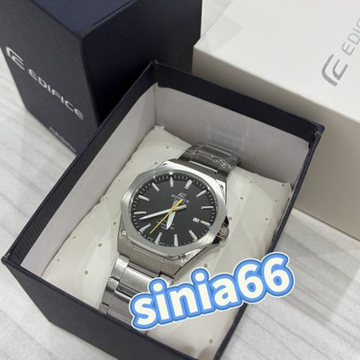 Casio Edifice Men's Black Dial Stainless Steel Sports Watch EFR-S108D-1AVUEF