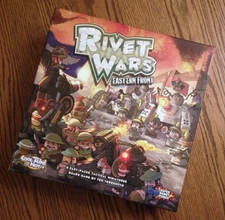 Rivet Wars Eastern Front Board Game CoolMiniOrNot CMON Open Complete Unused OOP