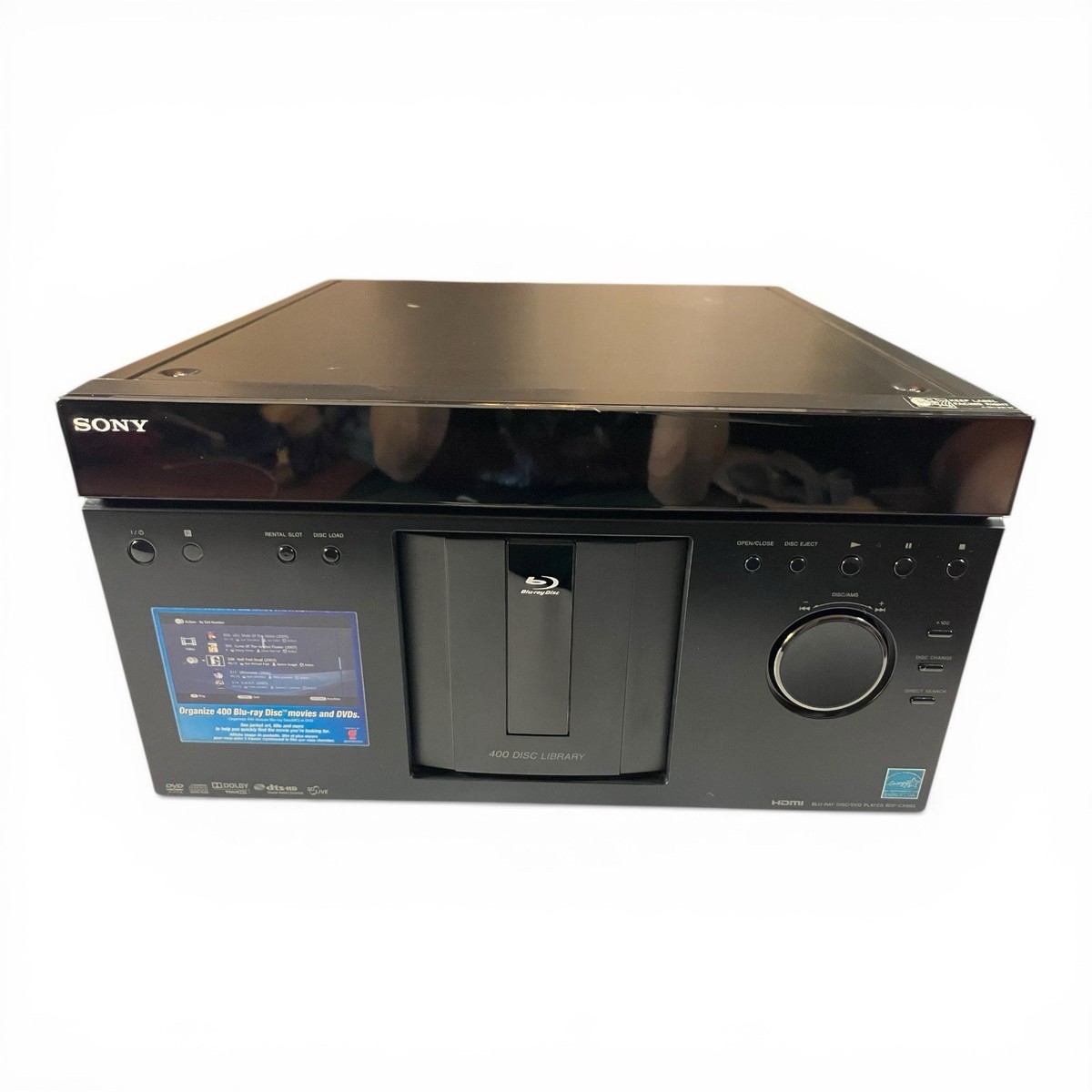 Sony BDP-CX960 Blu-Ray DVD 400 Disc Library Changer *READ* | eBay