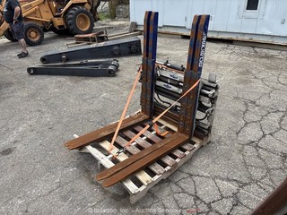 2020 Cascade Single Double Pallet Handler Hydraulic Forklift Attachment bidadoo