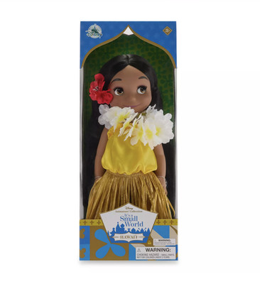 Disney Animator's Collection It's a Small World Hawaii Singing Doll New with Box