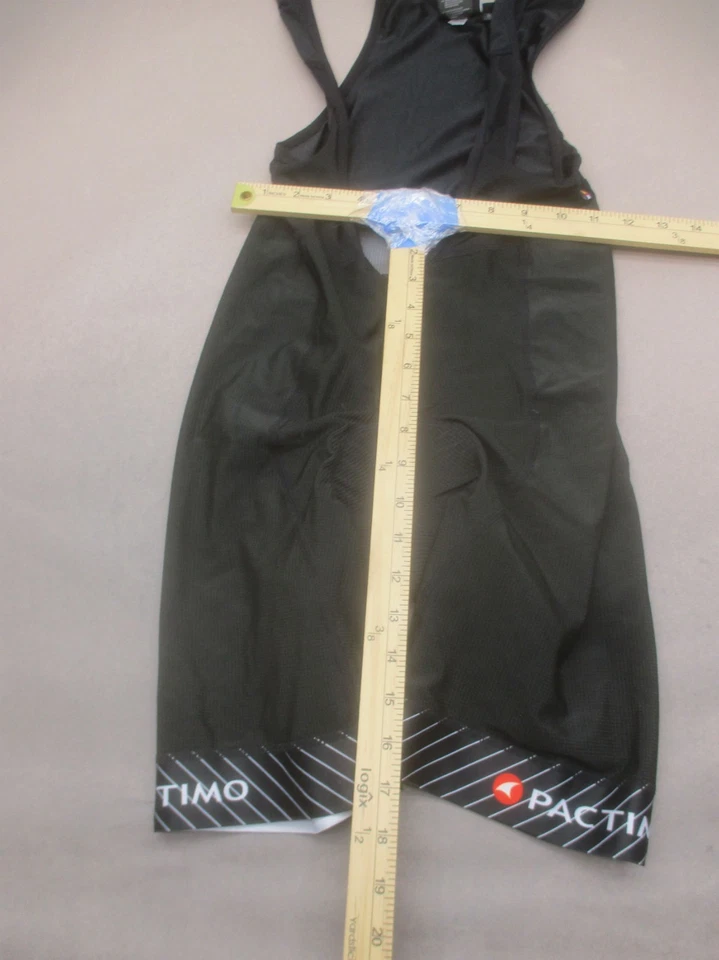 Traje baberos de compresión forrado de ciclismo negro Pactimo talla M para hombre 005 Foto 2 de 4