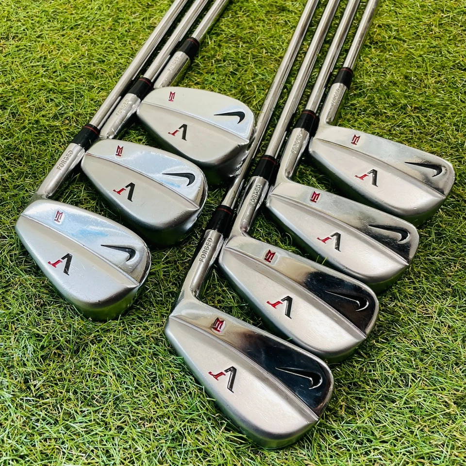 Nike Vr TW Forged Iron set 4-9Pw 7Pics Stiff Flex RH  Golf Clubs Tiger Woods - Image 2 of 4